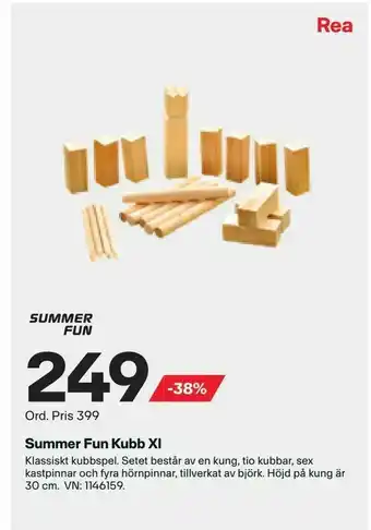 Summer Fun Kubb Xl