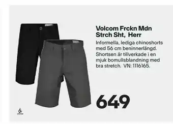 XXL Volcom Frckn Mdn Strch Sht, Herr erbjuda