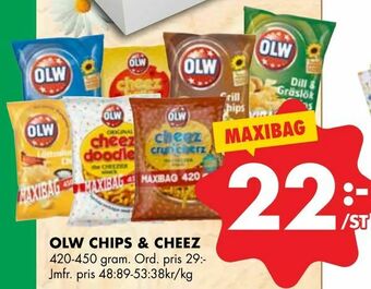 ÖoB Olw chips & cheez erbjuda