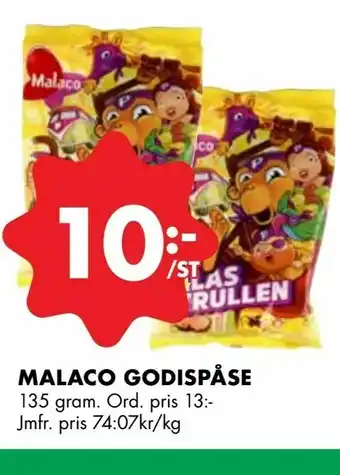 ÖoB Malaco godispåse erbjuda