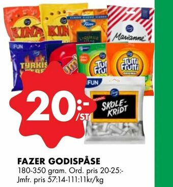 ÖoB Fazer godispåse erbjuda