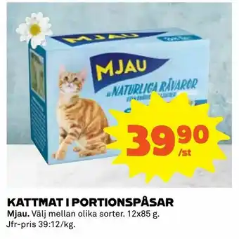Coop Kattmat i portionspåsar erbjuda