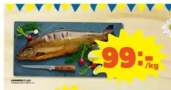 Coop Extra Varmrökt lax erbjuda