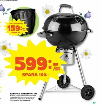 Coop Forum Kolgrill toronto 47 cm erbjuda
