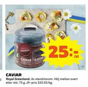 Coop Konsum Caviar erbjuda