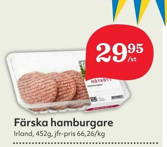 Hemköp Färska hamburgare erbjuda