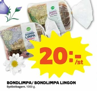 Stora Coop Bondlimpa/ bondlimpa lingon erbjuda
