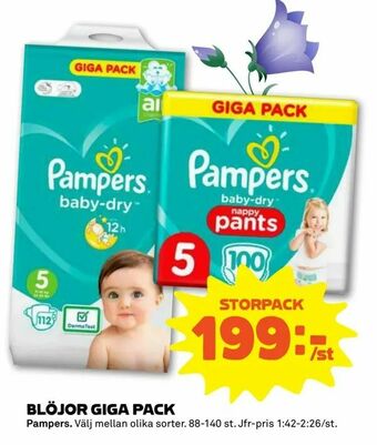 Stora Coop Blöjor giga pack erbjuda