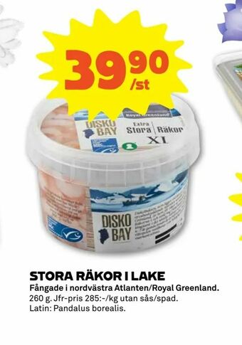 Stora Coop Stora räkor i lake erbjuda
