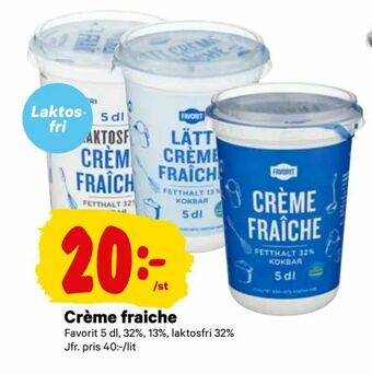 City Gross Crème fraiche erbjuda