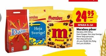 City Gross Marabou påsar erbjuda