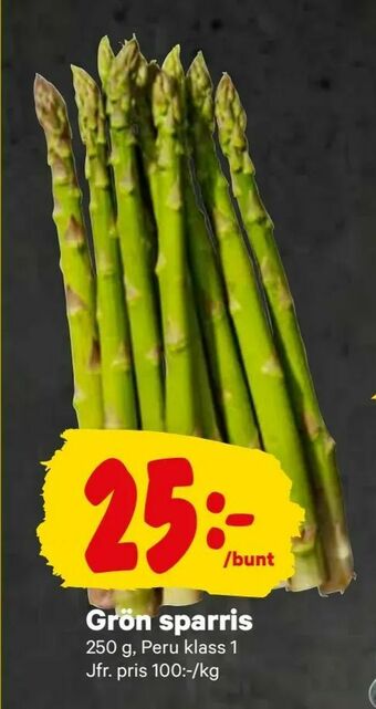 City Gross Grön sparris erbjuda