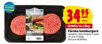 City Gross Färska hamburgare erbjuda