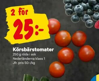 City Gross Körsbärstomater erbjuda