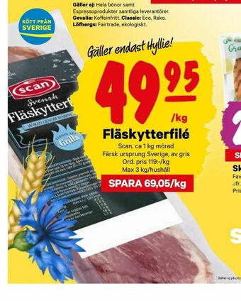 City Gross Fläskytterfilé erbjuda