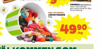 Coop Lösviktsgodis erbjuda