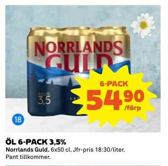 Coop Konsum Öl 6-pack 3,5% erbjuda