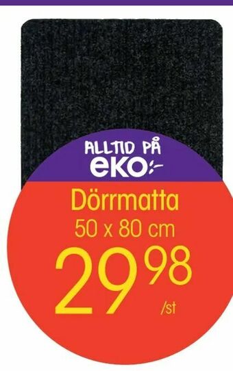 EKO Dörrmatta erbjuda
