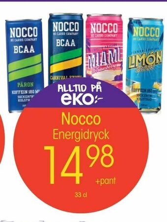 EKO Energidryck erbjuda
