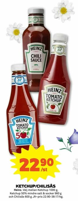 Stora Coop Ketchup/chilisås erbjuda
