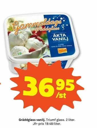Stora Coop Gräddglass vanilj erbjuda