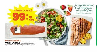 Stora Coop Färsk laxfilé erbjuda