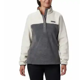 Outnorth Women´s benton springs 1/2 snap pullover city grey heather/ch erbjuda