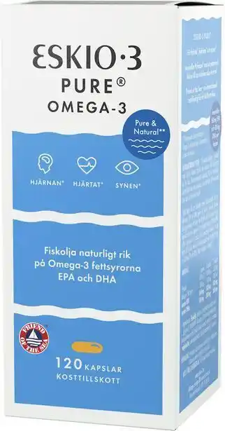 Apotek Hjärtat Eskio-3 pure kapsel 120 st erbjuda
