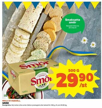 Coop Extra Smör erbjuda