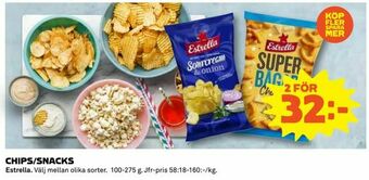 Coop Konsum Chips/snacks erbjuda