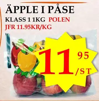 Matmixen Äpple i påse erbjuda