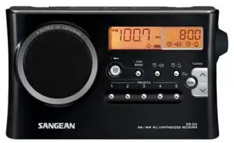 Clas Ohlson Sangean pr-d4, am/fm radio erbjuda