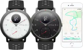 Withings steel hr sport multi-sport hybrid smartklocka vit