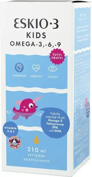 Apotek Hjärtat Eskio-3 kids 210 ml erbjuda