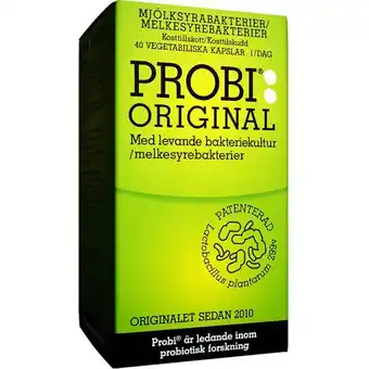 Apotek Hjärtat Probi original mjölksyrabakterier 40 kapslar erbjuda