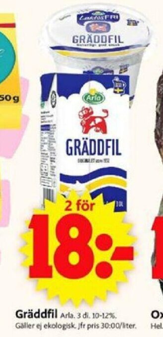 ICA Supermarket Gräddfil erbjuda