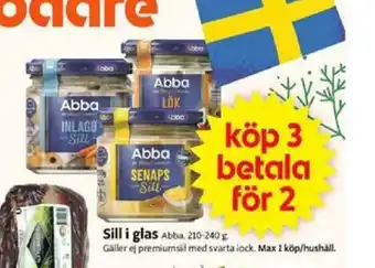 ICA Supermarket Sill i glas 210-240g erbjuda