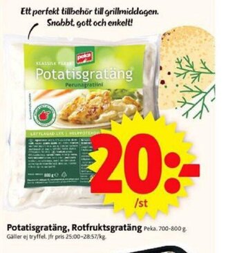 ICA Supermarket Potatisgratäng, Rotfruktsgratäng erbjuda