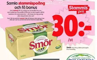 ICA Supermarket Smör 500g erbjuda