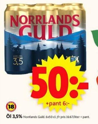 ICA Supermarket Öl 3,5% erbjuda