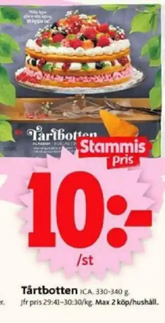 Tårtbotten 330-340g