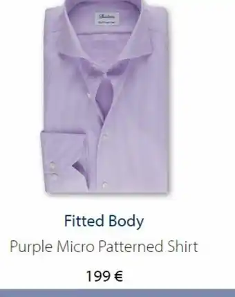 Purple Micro Patterned Shirt