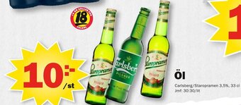 Pekås Carlsberg Öl erbjuda
