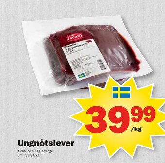 Pekås Ungnötslever erbjuda