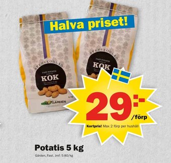 Pekås Potatis 5 kg erbjuda