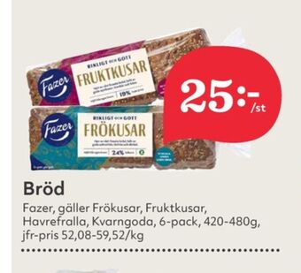 Fruktkusar matbröd