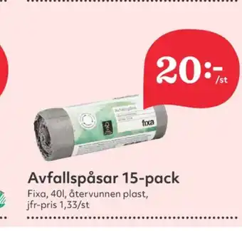 Fixa plastpåsar