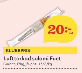 Hemköp Garant salami erbjuda