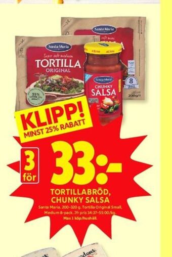 ICA Kvantum Santa maria salsasås erbjuda