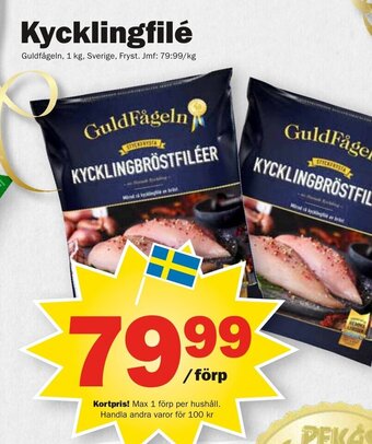 Pekås Kycklingfilé erbjuda